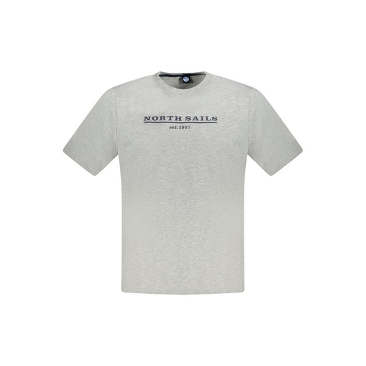 North Sails Gray Cotton T-Shirt