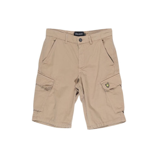 Lyle & Scott Beige Cotton Short