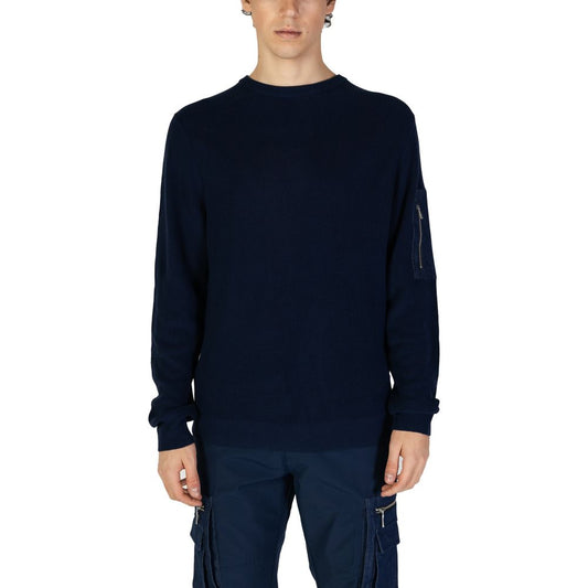 Antony Morato Blue Cotton T-Shirt