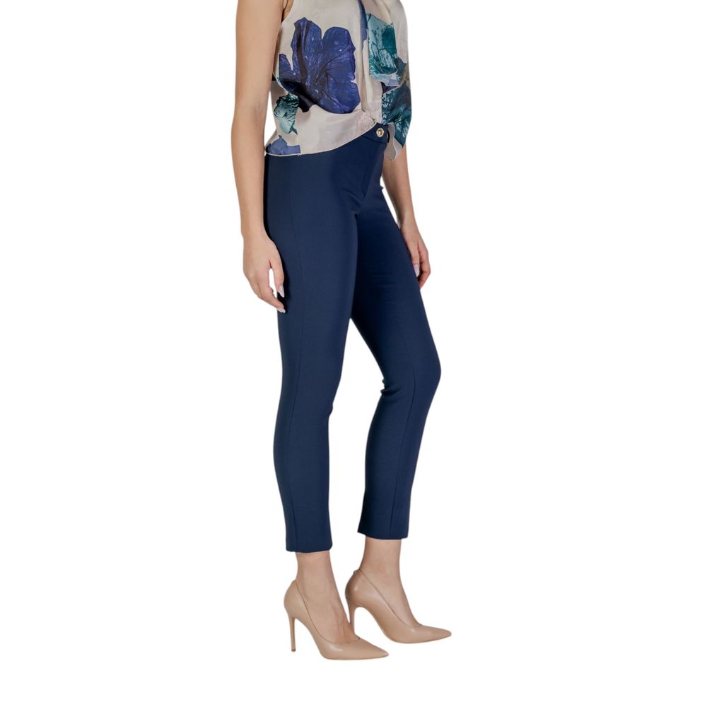 Rinascimento Blue Polyester Jeans & Pant