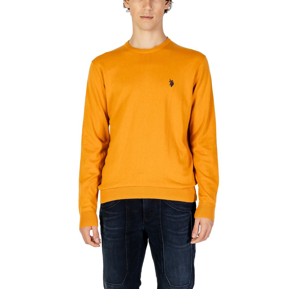 U.S. POLO ASSN. Orange Cotton Sweater