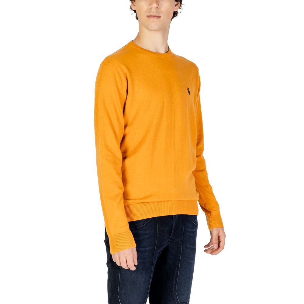 U.S. POLO ASSN. Orange Cotton Sweater