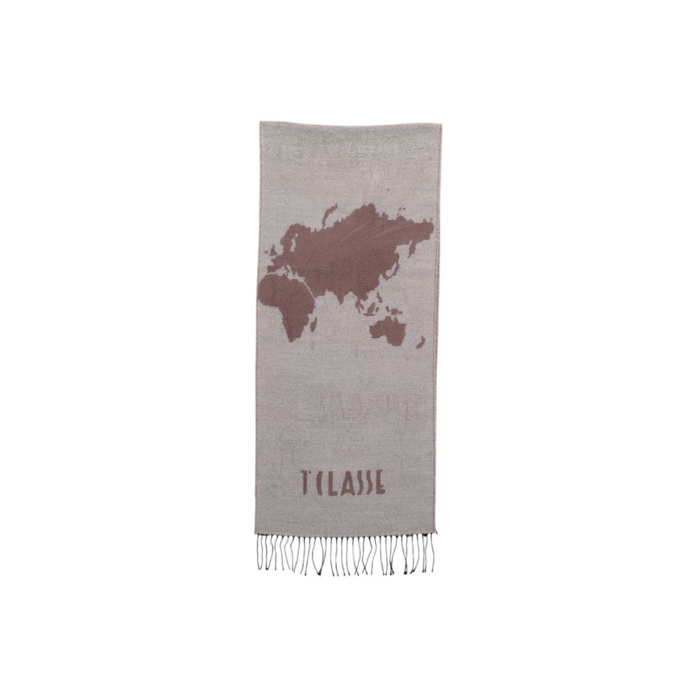 Alviero Martini Prima Classe Beige Polyacrylic Scarf