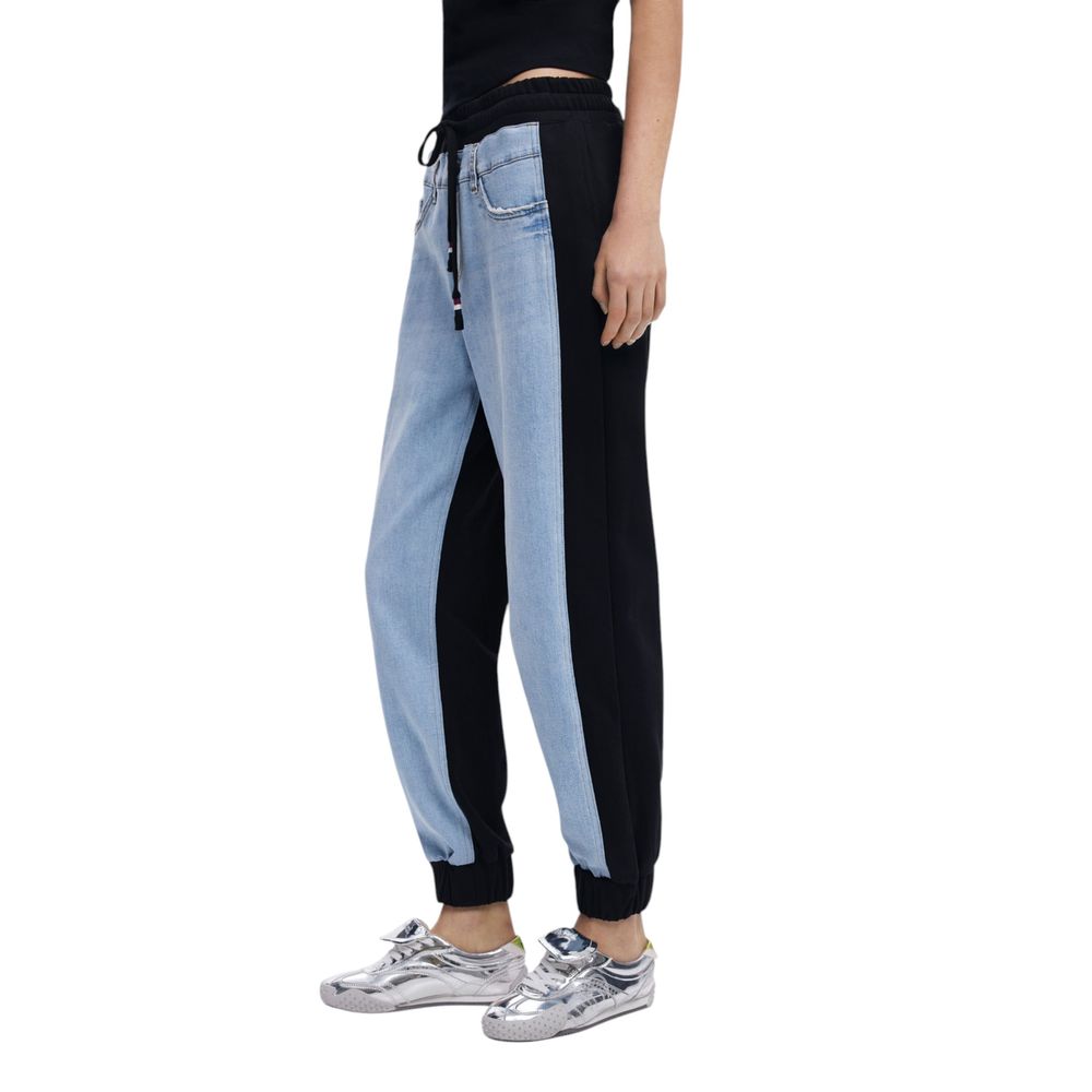 Desigual Black Cotton Jeans & Pant