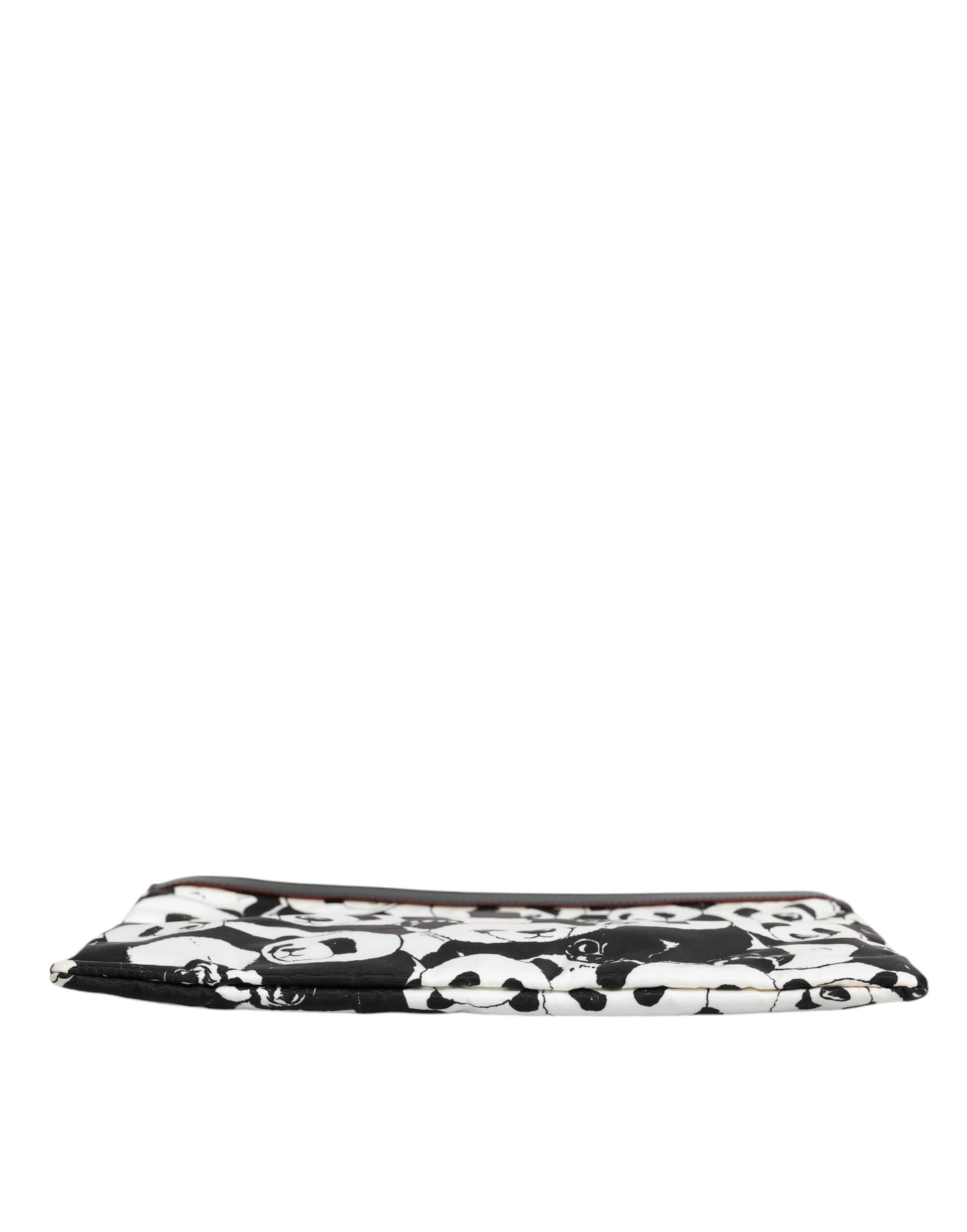 Dolce & Gabbana Black White Panda Pattern Clutch Pouch Bag