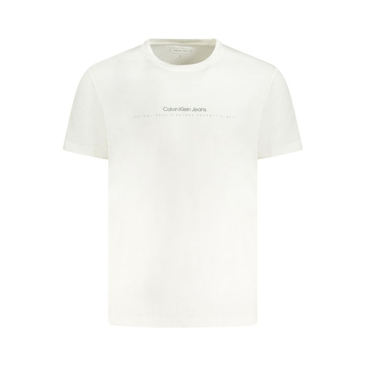 Calvin Klein White Cotton T-Shirt