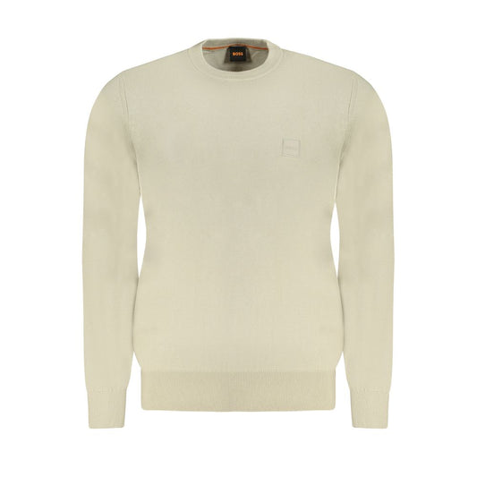 Hugo Boss Beige Cotton Sweater