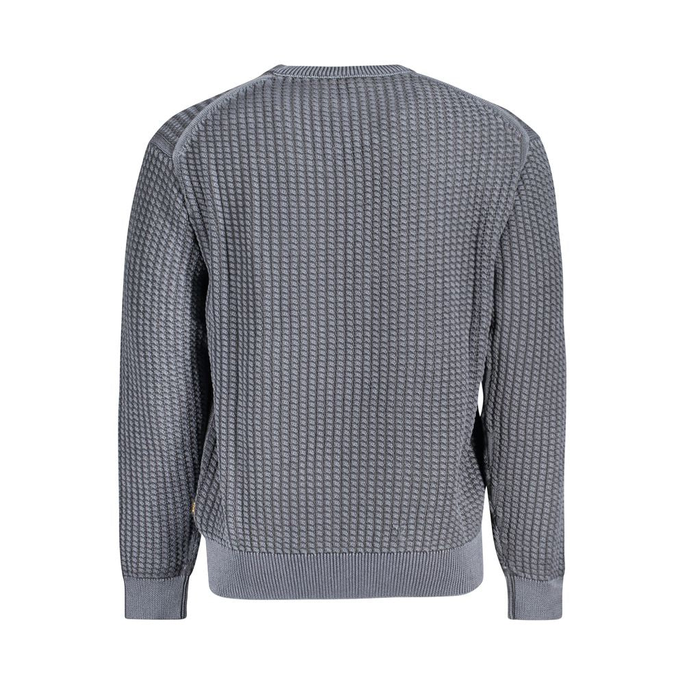 Hugo Boss Blue Cotton Sweater