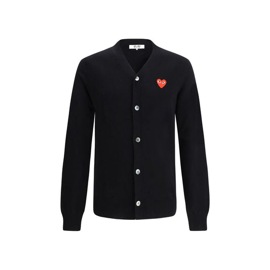 Comme Des Garçons Play Logoed Cardigan