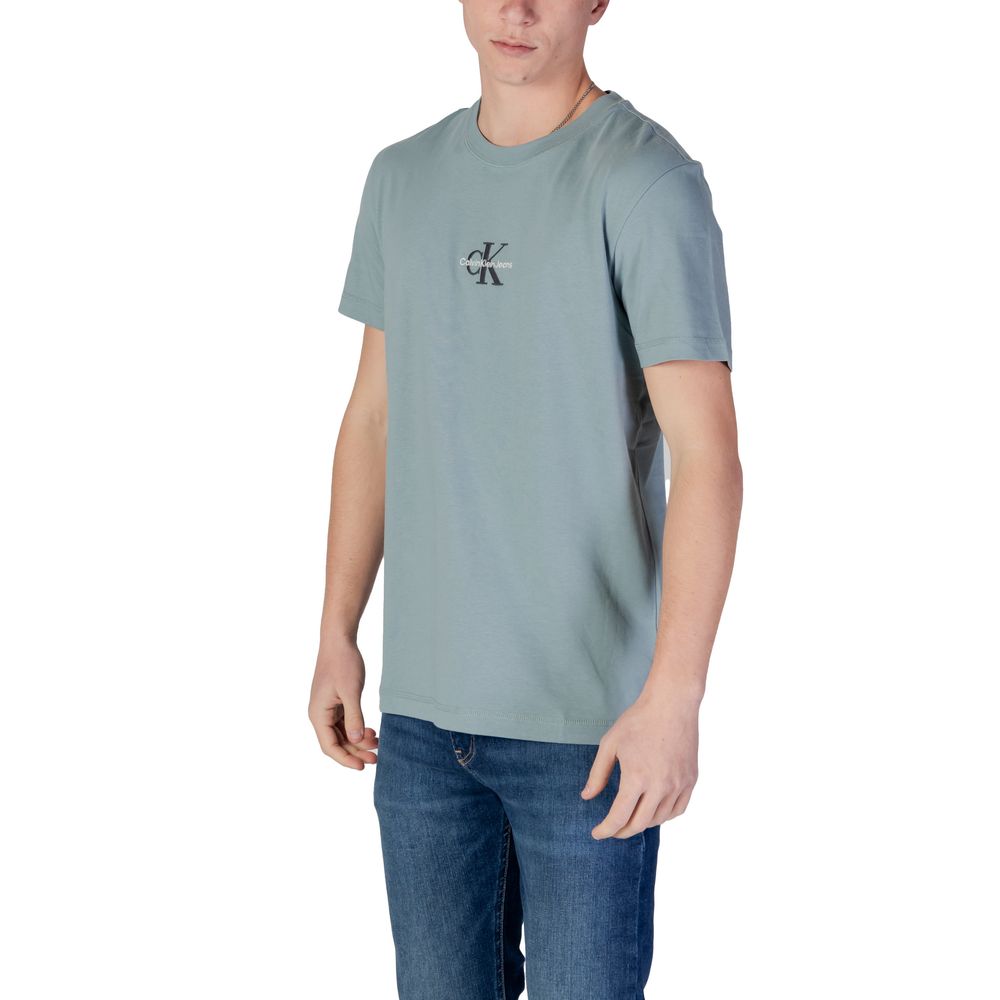 Calvin Klein Jeans Green Cotton Rigenerato T-Shirt