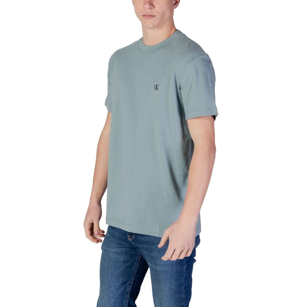 Calvin Klein Jeans Green Cotton Rigenerato T-Shirt