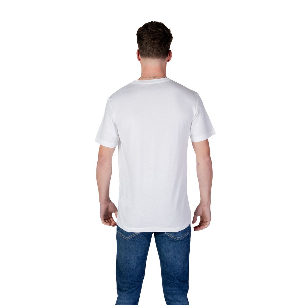 Calvin Klein Jeans White Cotton Rigenerato T-Shirt