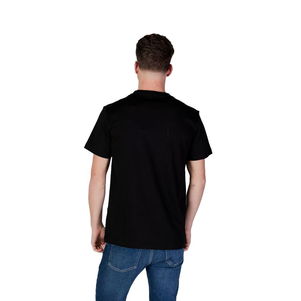 Calvin Klein Jeans Black Cotton Rigenerato T-Shirt