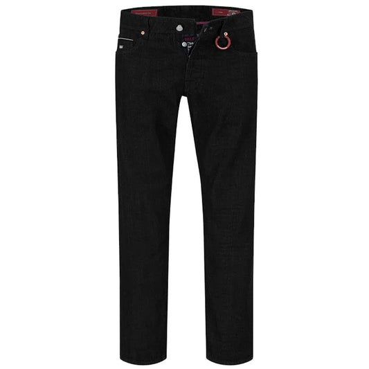 Tramarossa Black Cotton Jeans & Pant