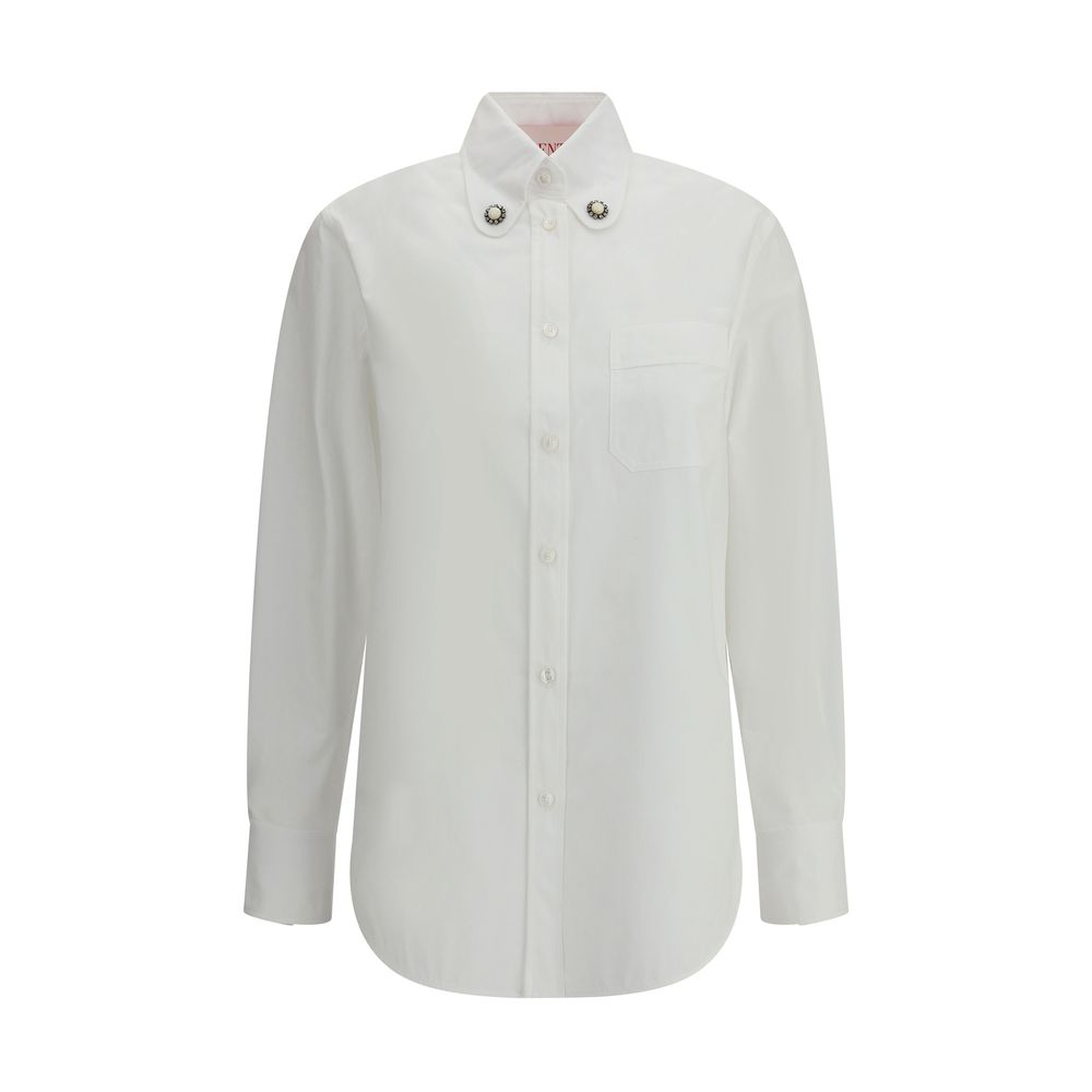 Valentino Pap Classic collar embellished Valentino's Shirt