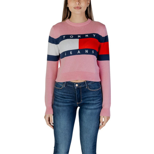 Tommy Hilfiger Jeans Multicolor Cotton Rigenerato Tops & T-Shirt