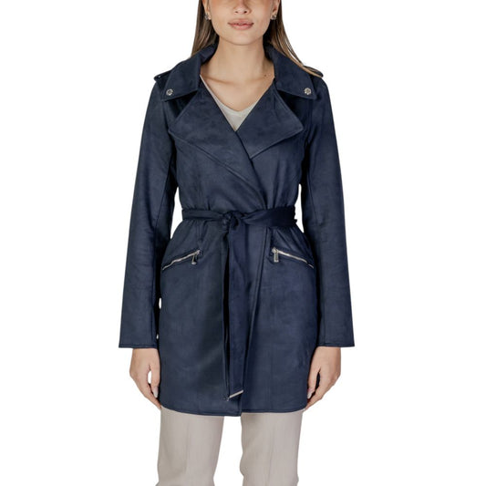 Morgan De Toi Blue Polyester Jackets & Coat