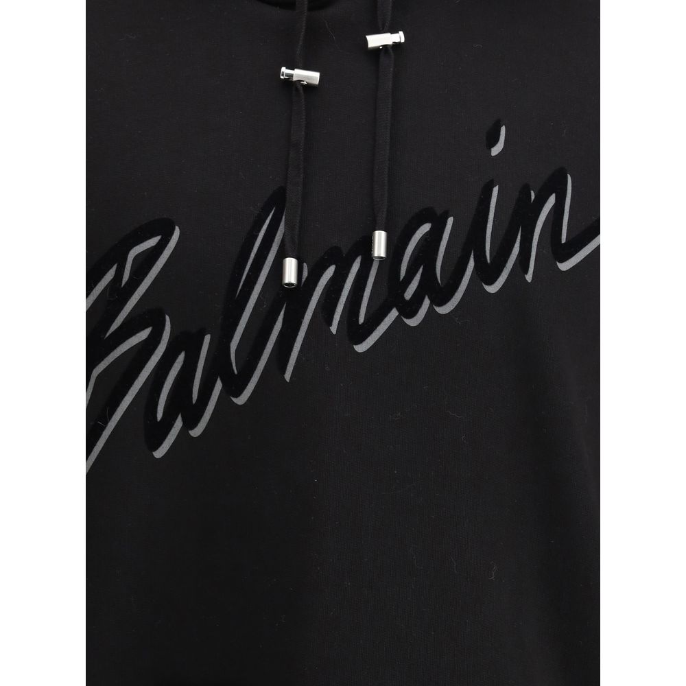 Balmain Logo cotton Hoodie