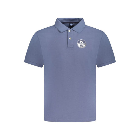 North Sails Blue Cotton Polo Shirt