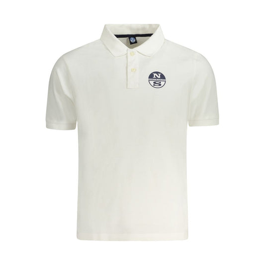 North Sails White Cotton Polo Shirt