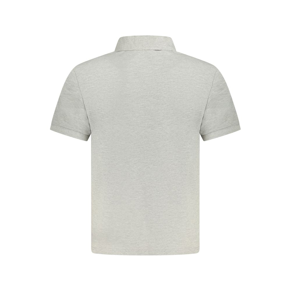 North Sails Gray Cotton Polo Shirt