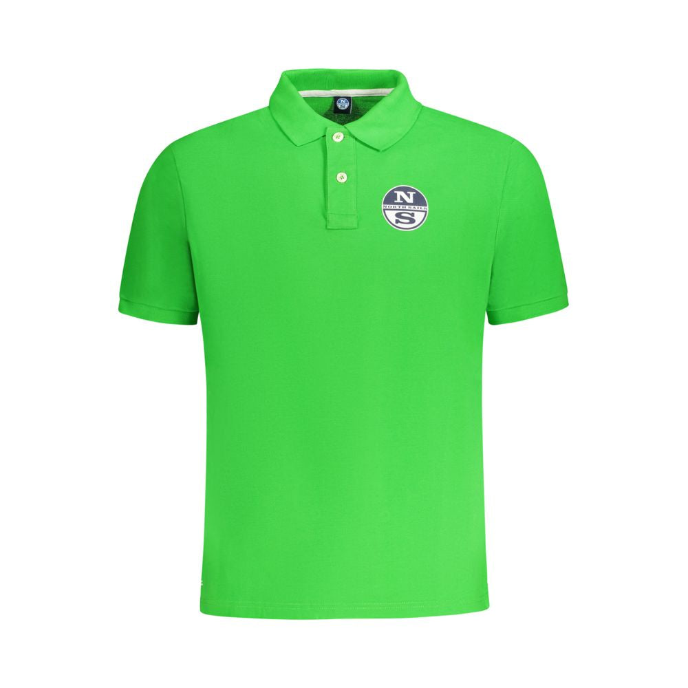 North Sails Green Cotton Polo Shirt