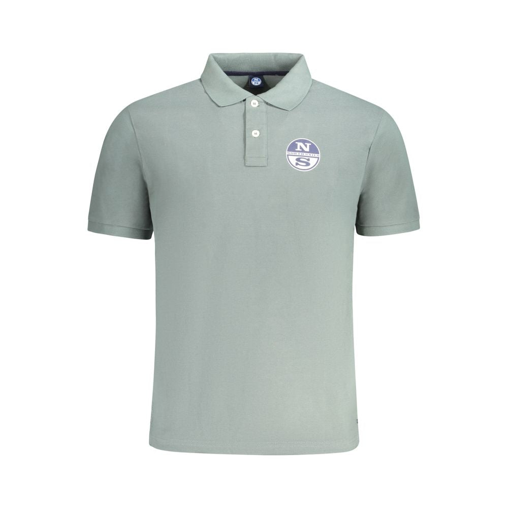 North Sails Green Cotton Polo Shirt