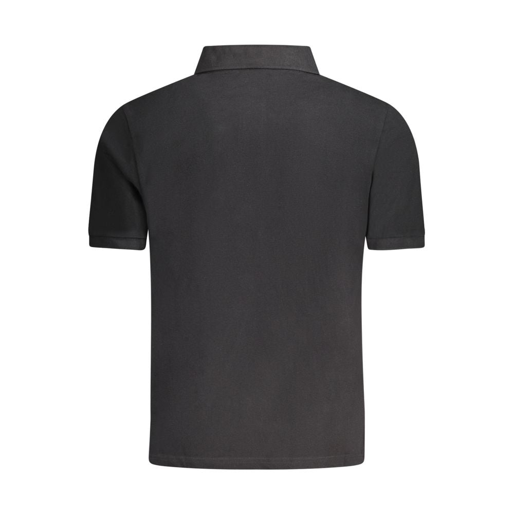 North Sails Black Cotton Polo Shirt