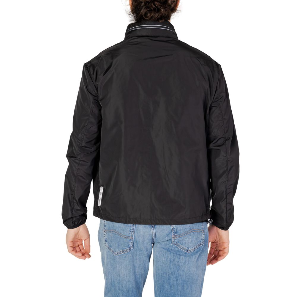 Armani Exchange Black Polyester Jacket