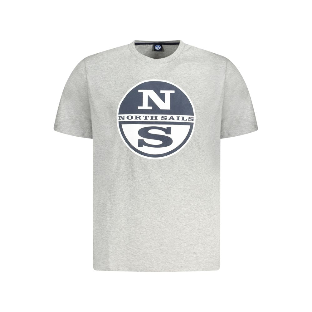 North Sails Gray Cotton T-Shirt