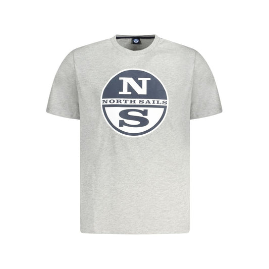 North Sails Gray Cotton T-Shirt