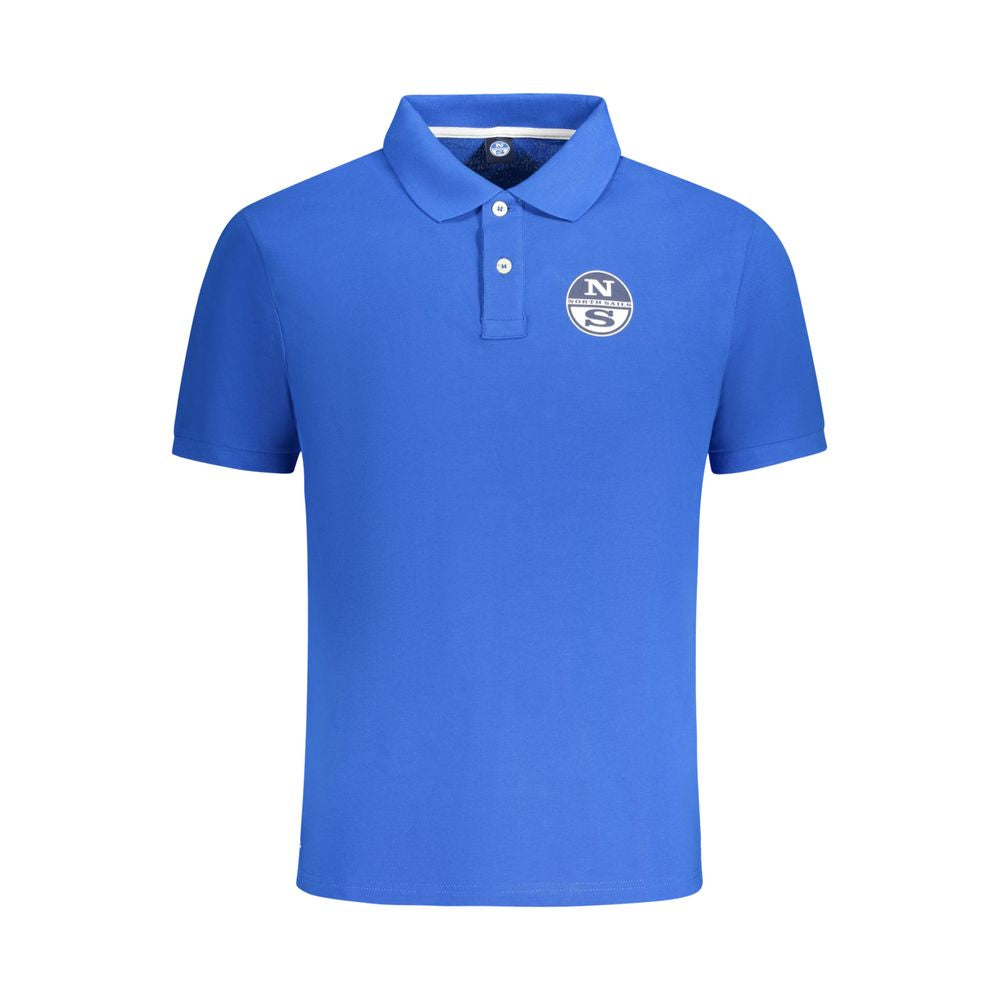 North Sails Blue Cotton Polo Shirt