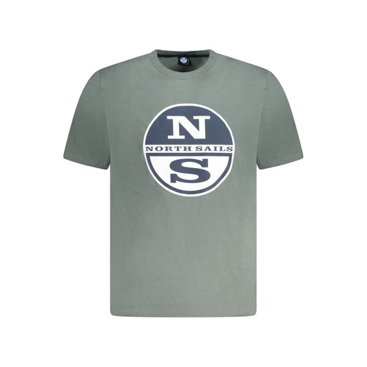 North Sails Green Cotton T-Shirt