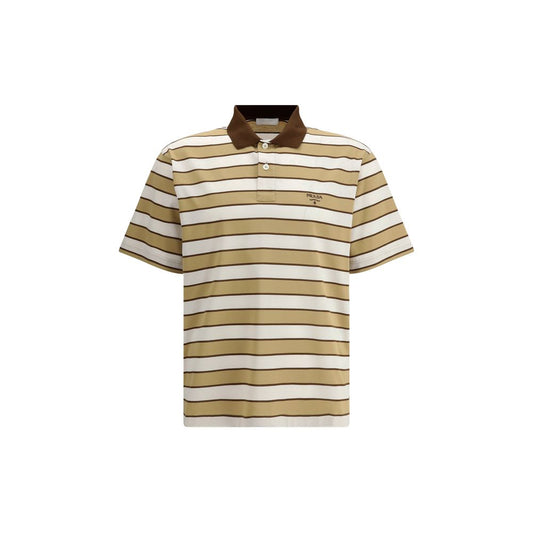 Prada Striped Polo Shirt