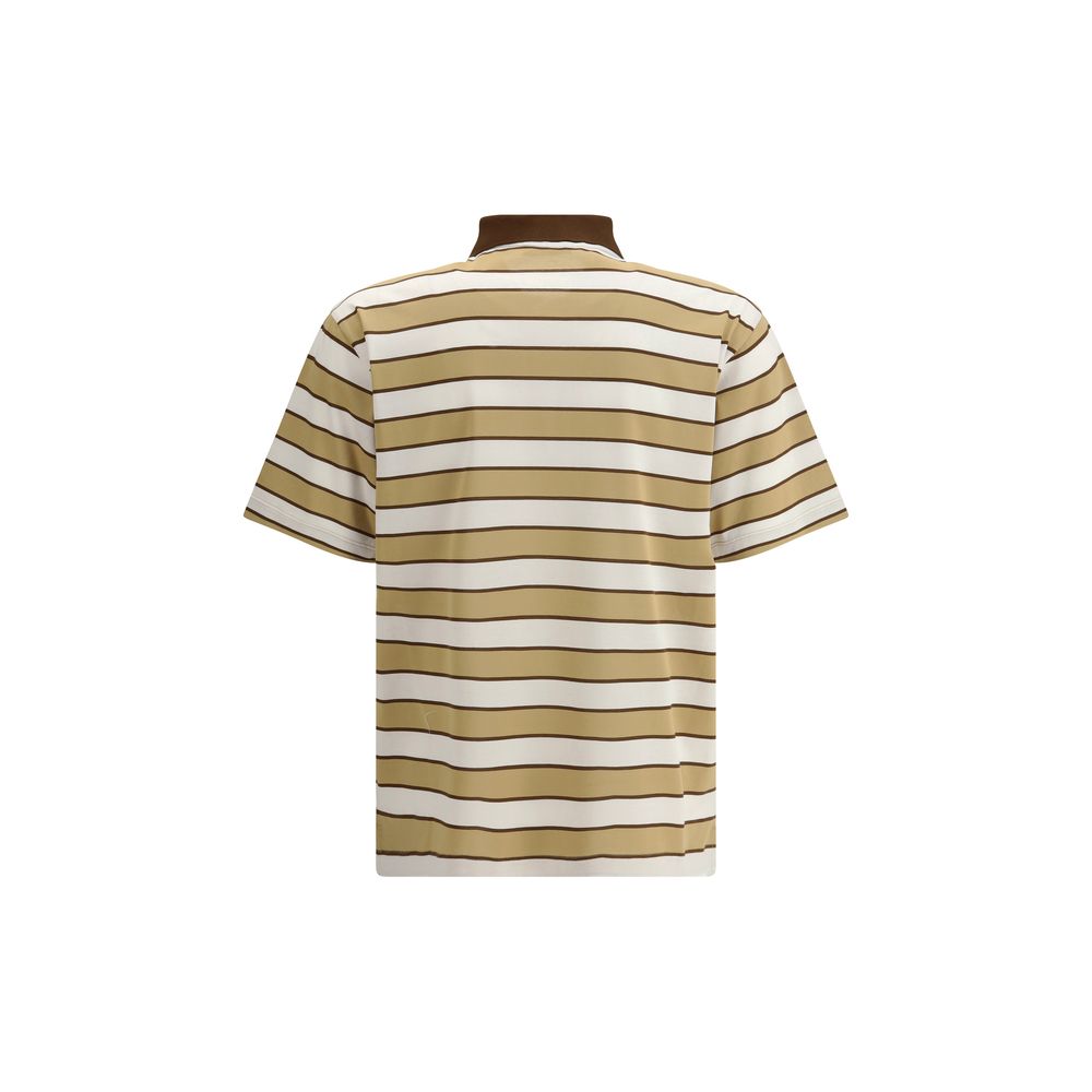 Prada Striped Polo Shirt