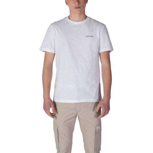 Calvin Klein White Cotton T-Shirt