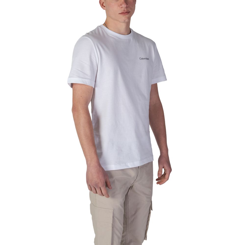 Calvin Klein White Cotton T-Shirt