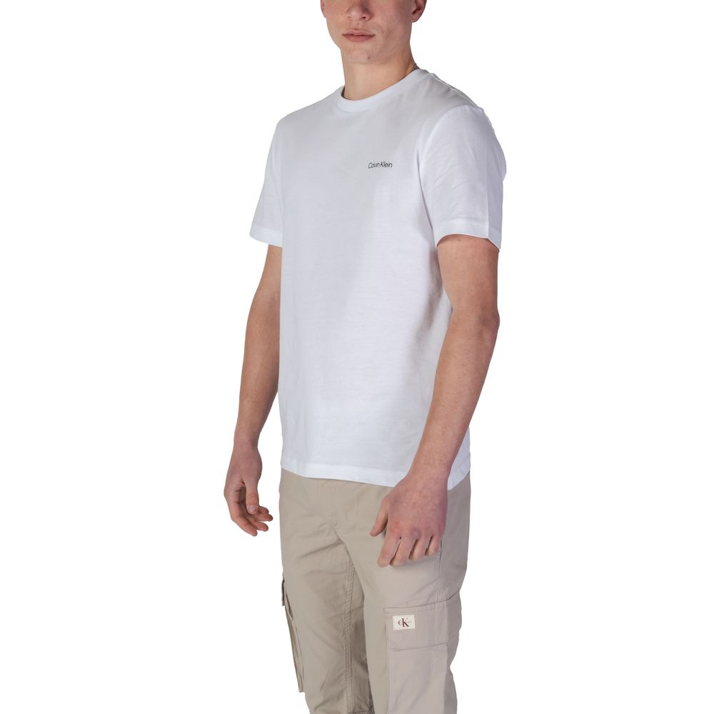 Calvin Klein White Cotton T-Shirt