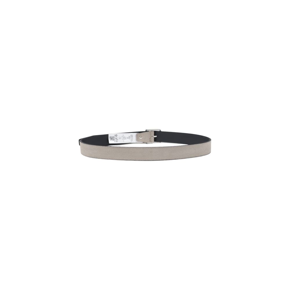 Antony Morato Gray Leather Belt