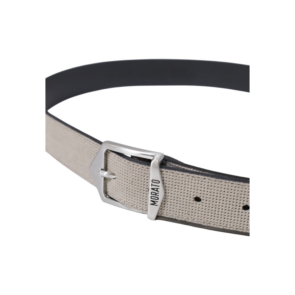 Antony Morato Gray Leather Belt