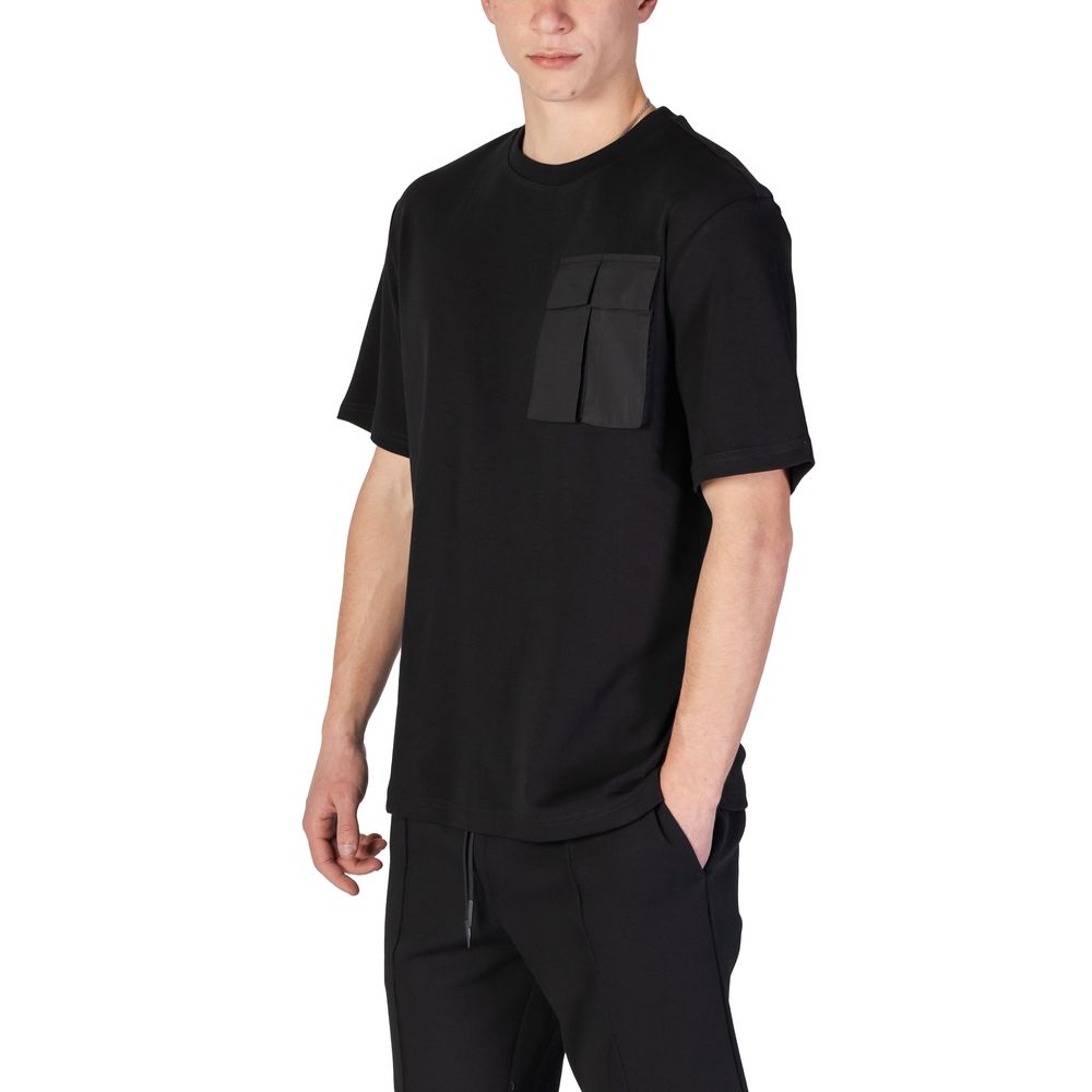 Antony Morato Black Cotton T-Shirt