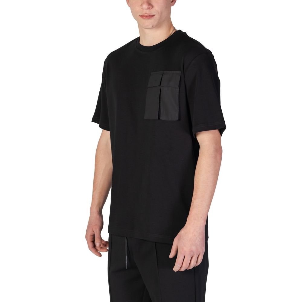 Antony Morato Black Cotton T-Shirt