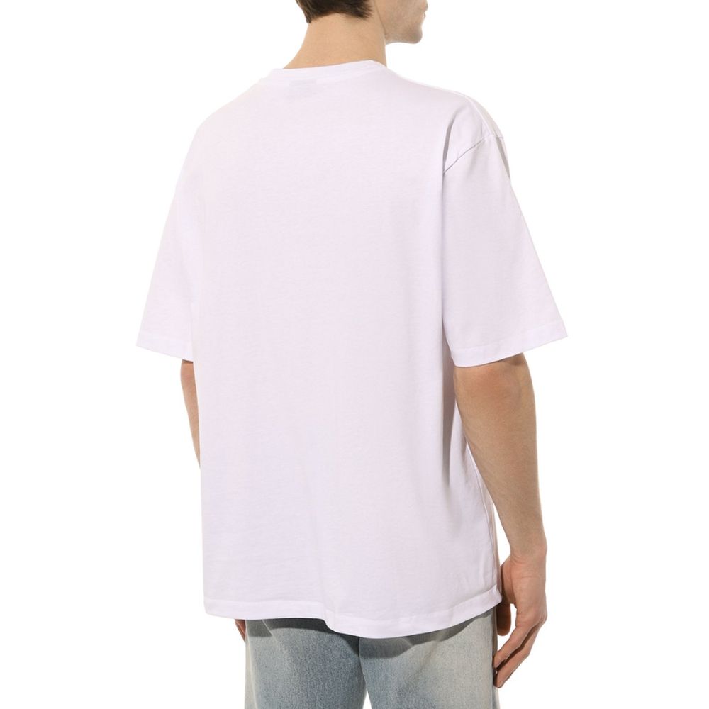 Comme Des Fuckdown White Cotton T-Shirt