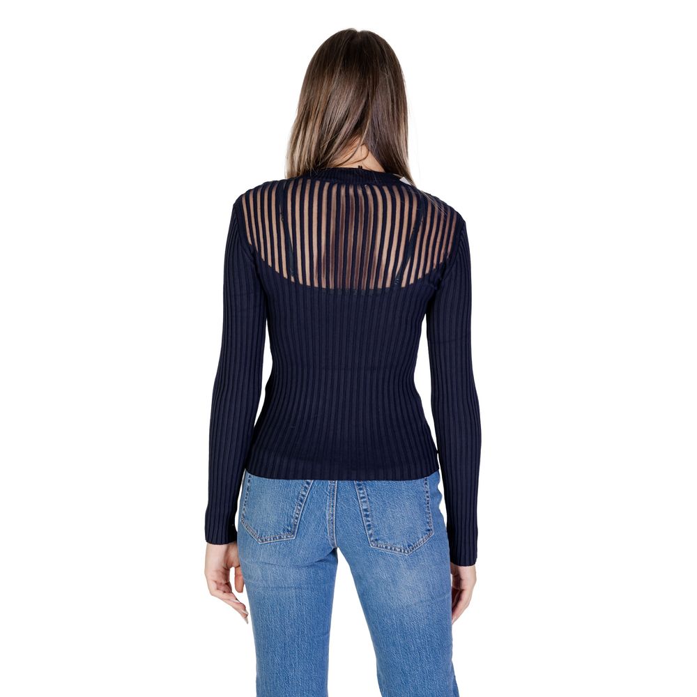 Morgan De Toi Blue Viscose Tops & T-Shirt