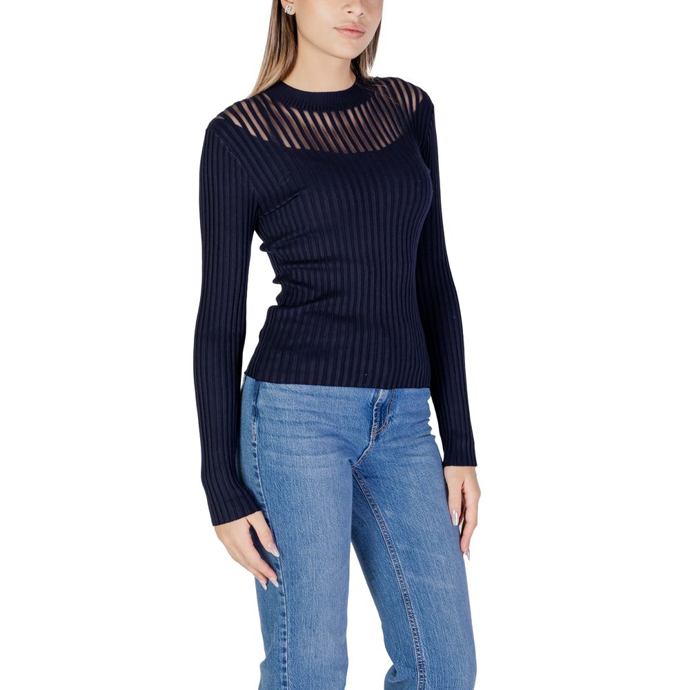 Morgan De Toi Blue Viscose Tops & T-Shirt