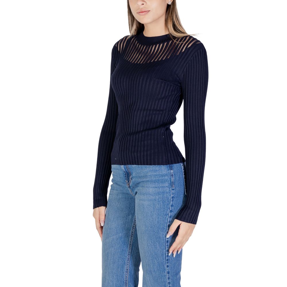 Morgan De Toi Blue Viscose Tops & T-Shirt