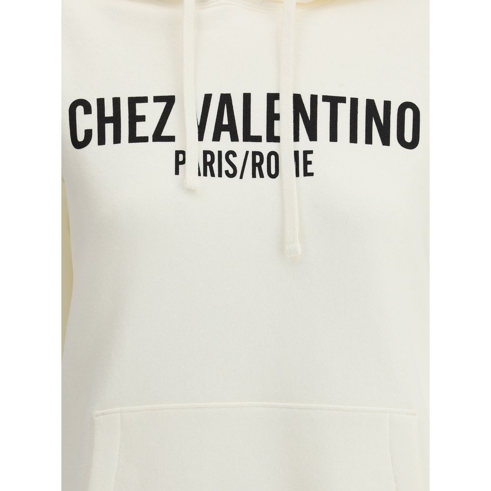 Valentino Logo Cotton Hoodie