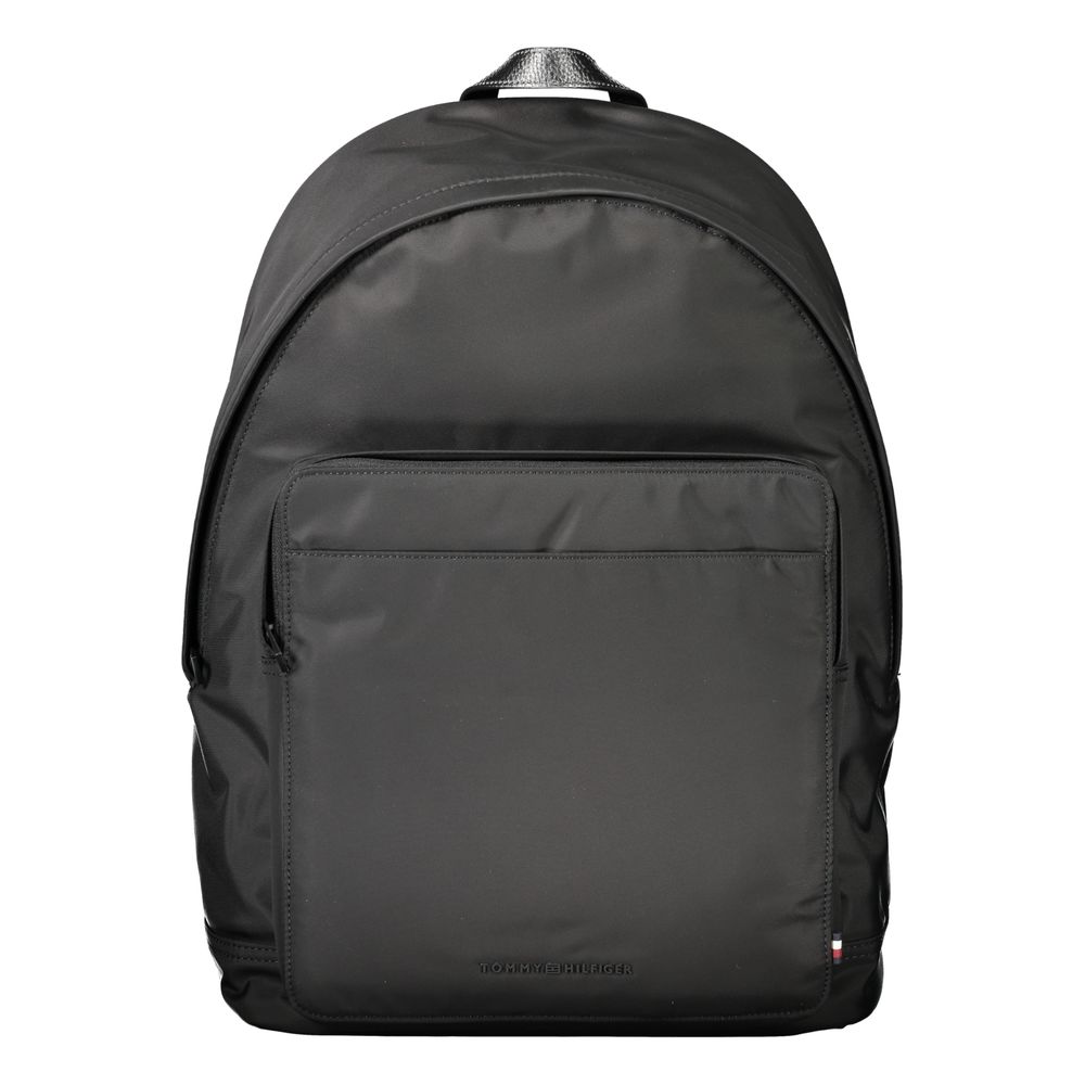 Tommy Hilfiger Black Polyester Backpack