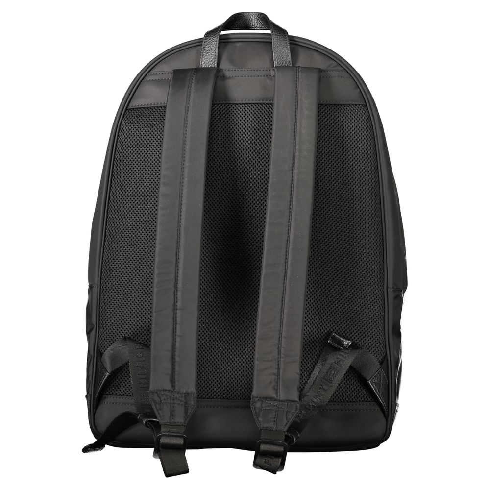 Tommy Hilfiger Black Polyester Backpack