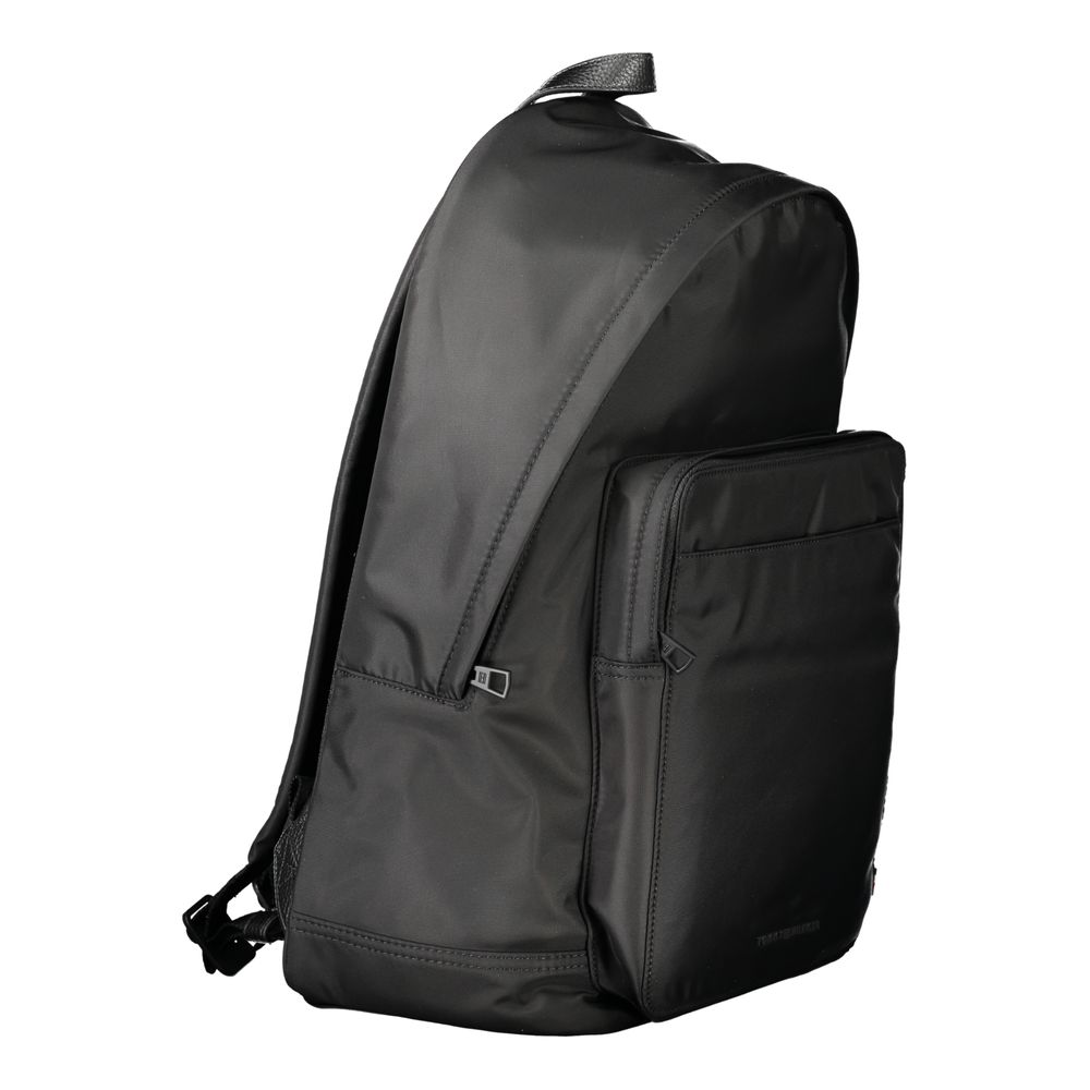 Tommy Hilfiger Black Polyester Backpack